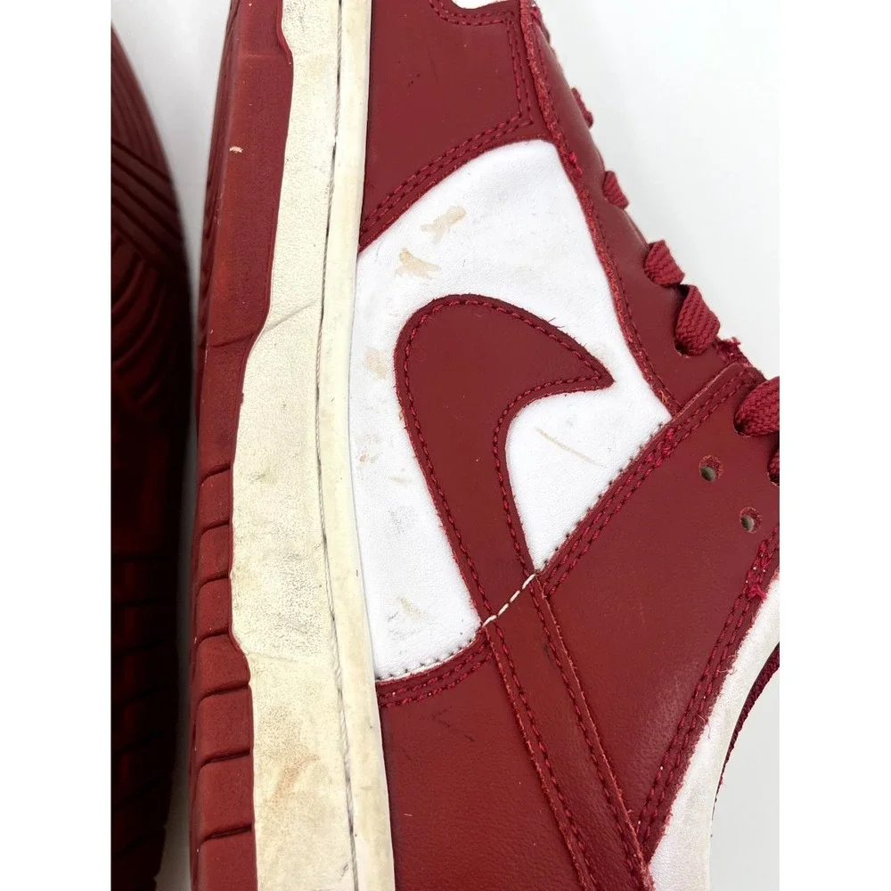 Nike Dunk Low USC DD1391-701 Mens US 11 Basketball Shoes Red White‎ Sneakers